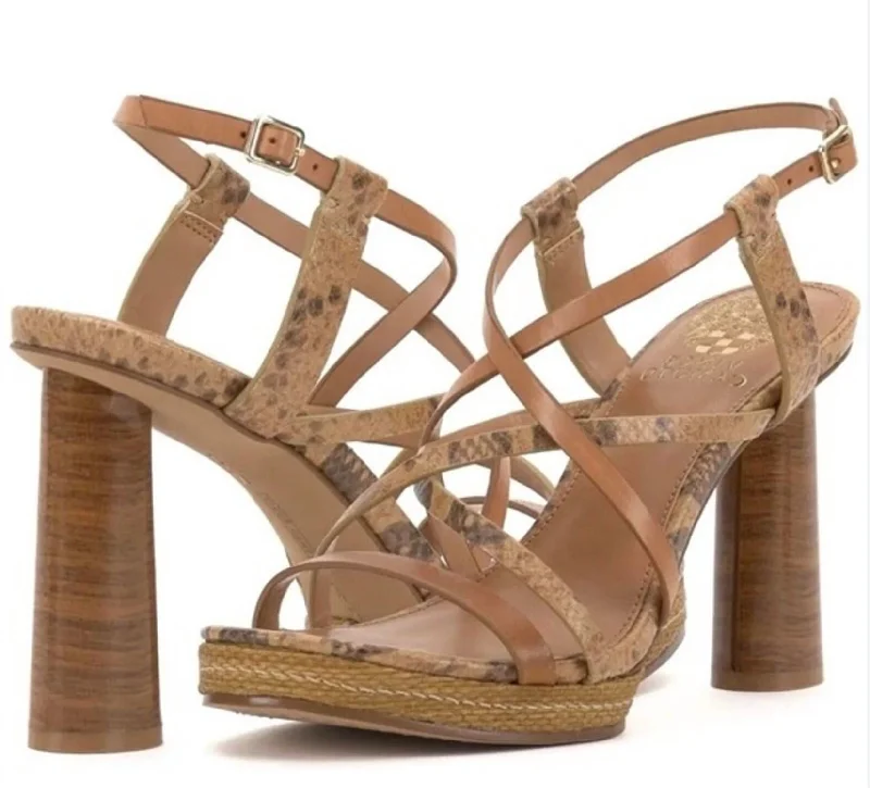 Women's metallic leather stiletto heel pumps with a reflective surfaceNeloette In Tan Women's metallic leather stiletto heel pumps with a reflective surfaceNeloette In Tan