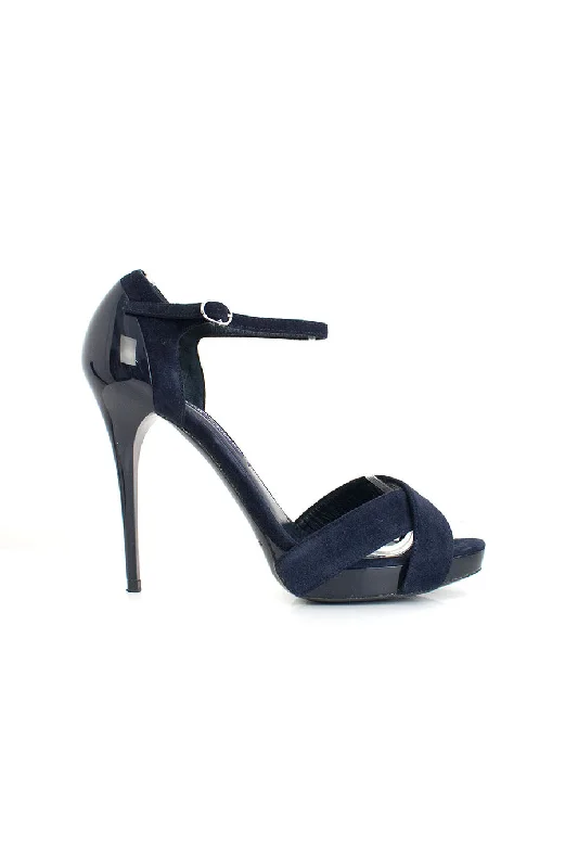 Women's satin - lined stiletto heel pumps for extra comfort[WS1861] Ralph Lauren | Open Toed Pump