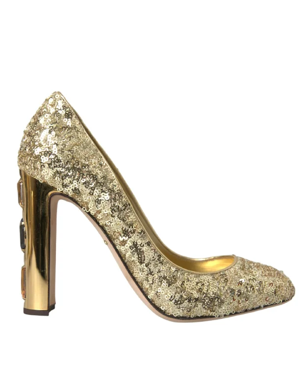 Women's velvet - covered stiletto heel pumps for a luxurious lookDolce & Gabbana Sequin Crystal Heels Pumps Women's Shoes Women's velvet - covered stiletto heel pumps for a luxurious lookDolce & Gabbana Sequin Crystal Heels Pumps Women's Shoes