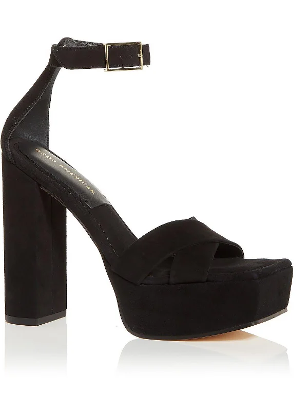 Women's evening gala stiletto heel pumps in a long - lasting colorWomens Suede Dressy Ankle Strap Women's evening gala stiletto heel pumps in a long - lasting colorWomens Suede Dressy Ankle Strap