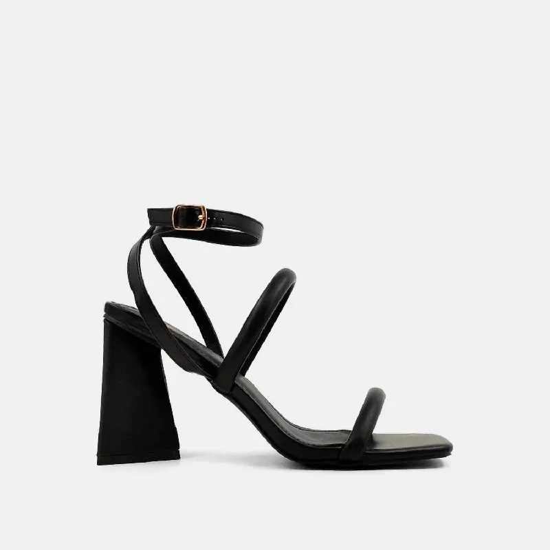 Women's date - night stiletto heel pumps with a sexy silhouetteEvangeline Heel In Black Women's date - night stiletto heel pumps with a sexy silhouetteEvangeline Heel In Black