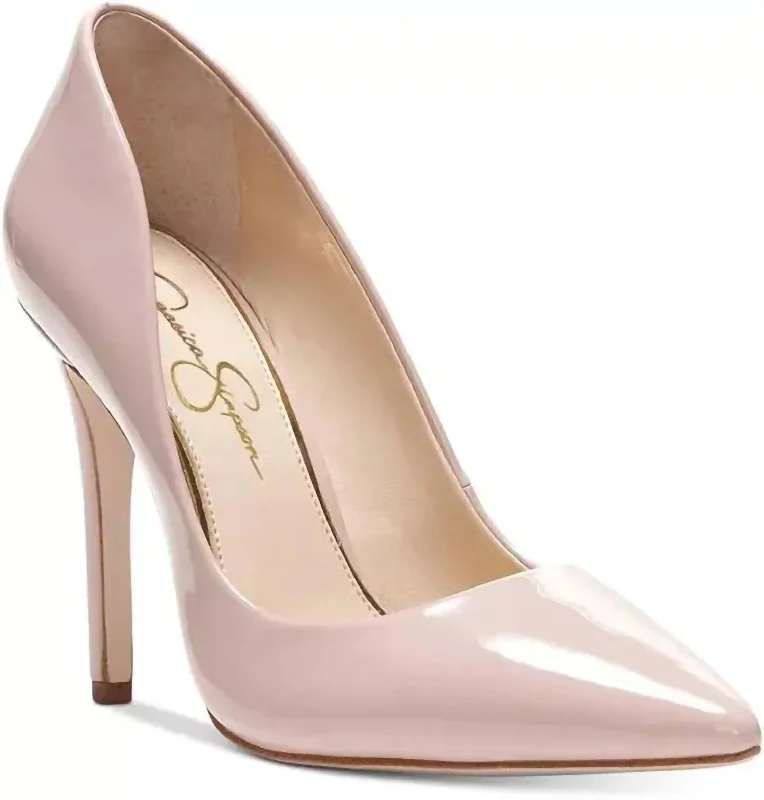 Women's patent leather stiletto heel pumps with a high - shine finishCassani Pumps In Nude Sand Women's patent leather stiletto heel pumps with a high - shine finishCassani Pumps In Nude Sand