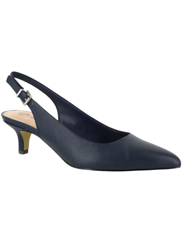 Women's forest green stiletto heel pumps for a nature - inspired lookScarlett Womens Leather Kitten Slingback Heels Women's forest green stiletto heel pumps for a nature - inspired lookScarlett Womens Leather Kitten Slingback Heels