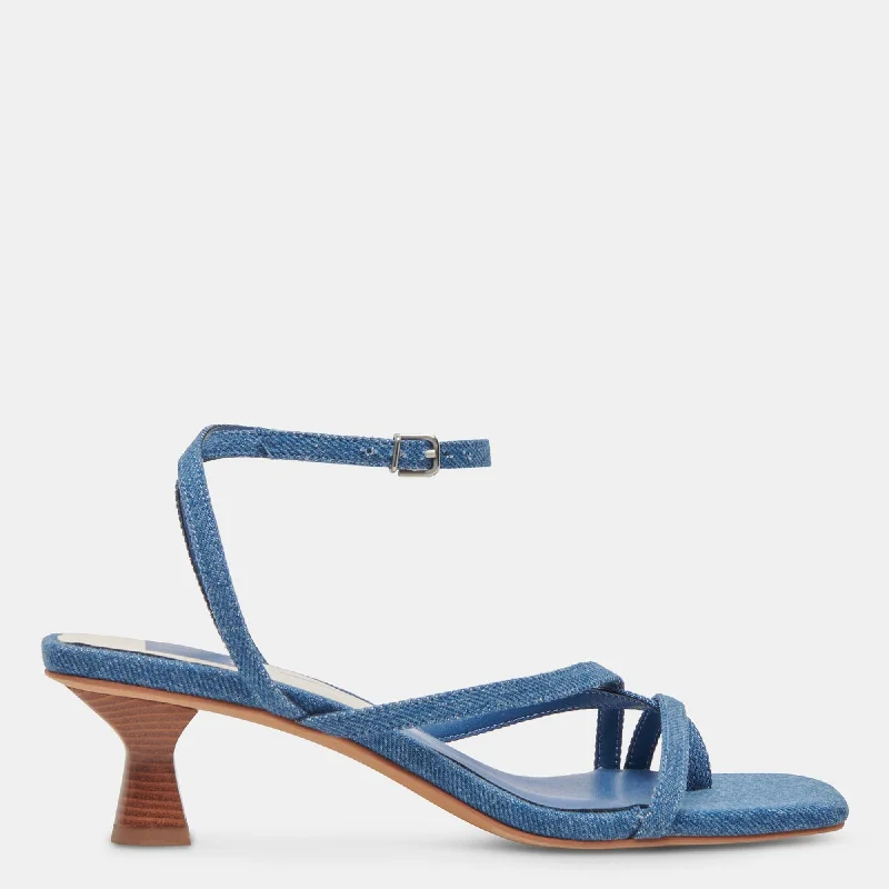 Women's date - night stiletto heel pumps with a sexy silhouetteBaylor Heels Blue Denim Women's date - night stiletto heel pumps with a sexy silhouetteBaylor Heels Blue Denim