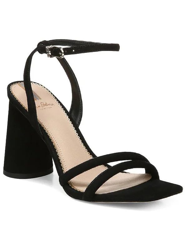 Women's velvet - covered stiletto heel pumps for a luxurious lookKia Womens Padded Insole Square Toe Heels Women's velvet - covered stiletto heel pumps for a luxurious lookKia Womens Padded Insole Square Toe Heels