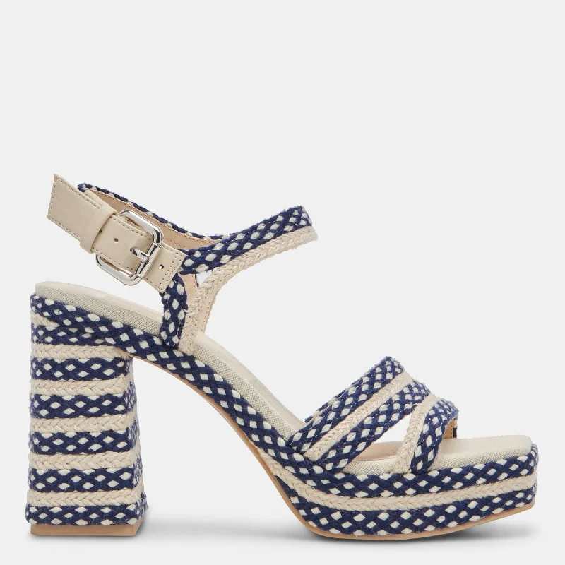 Women's lavender stiletto heel pumps for a delicate styleArnela Heels Navy Multi Woven Women's lavender stiletto heel pumps for a delicate styleArnela Heels Navy Multi Woven