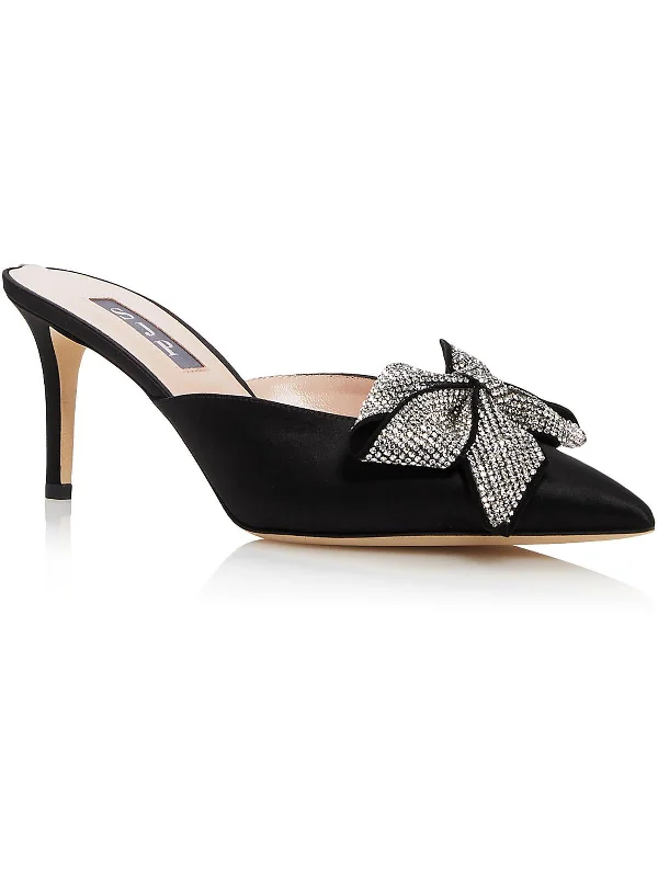 Women's water - resistant stiletto heel pumps for unexpected situationsPaley Womens Embellished Pointed Toe Mules Women's water - resistant stiletto heel pumps for unexpected situationsPaley Womens Embellished Pointed Toe Mules