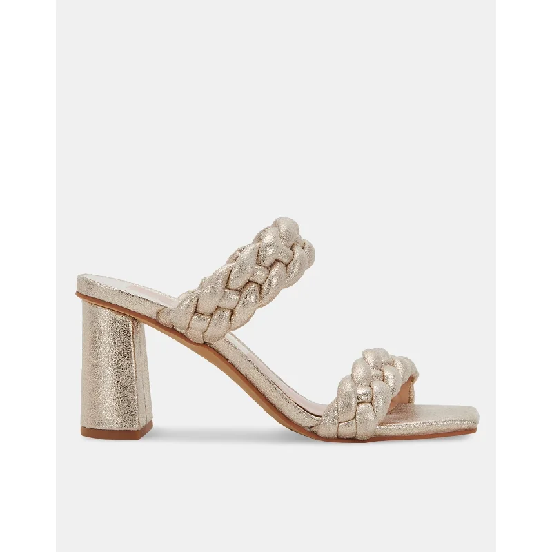 Women's bronze stiletto heel pumps for a warm and metallic lookPAILY HEELS LIGHT GOLD METALLIC STELLA SUEDE Women's bronze stiletto heel pumps for a warm and metallic lookPAILY HEELS LIGHT GOLD METALLIC STELLA SUEDE
