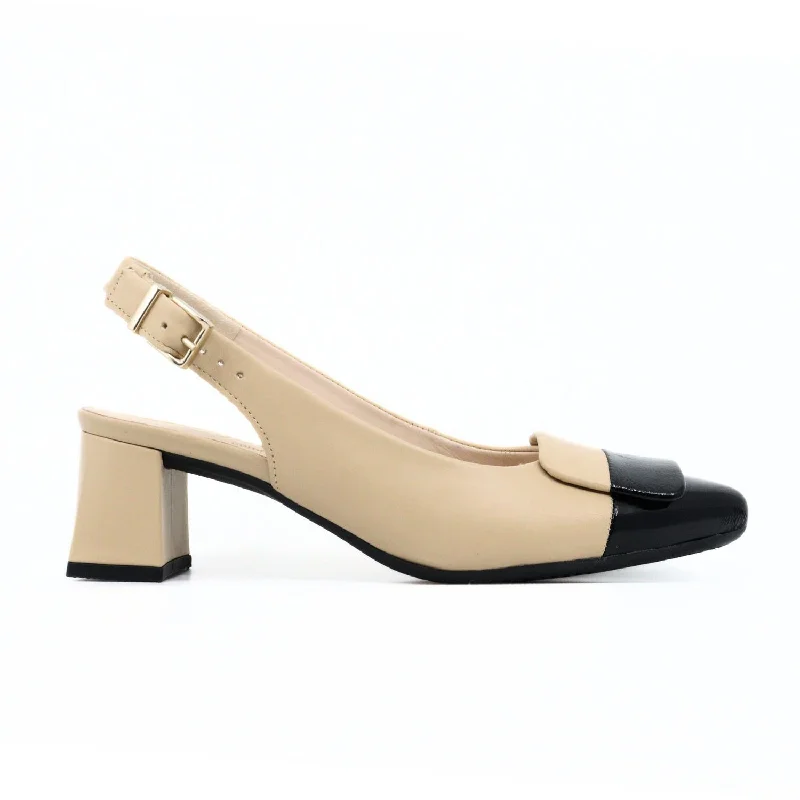 Women's adjustable - strap stiletto heel pumps for a customizable fitPump Slingback In Caramel Women's adjustable - strap stiletto heel pumps for a customizable fitPump Slingback In Caramel