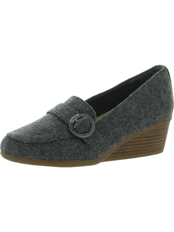Women's party stiletto heel pumps with a glittery finishBrooke Womens Slip On Wedge Heels Women's party stiletto heel pumps with a glittery finishBrooke Womens Slip On Wedge Heels