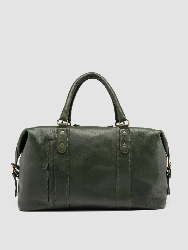 Women's Embroidered Floral Pattern Loafers in Beige for a Spring - Inspired OutfitRARE 045 - Green Leather Travel Bag Women's Embroidered Floral Pattern Loafers in Beige for a Spring - Inspired OutfitRARE 045 - Green Leather Travel Bag