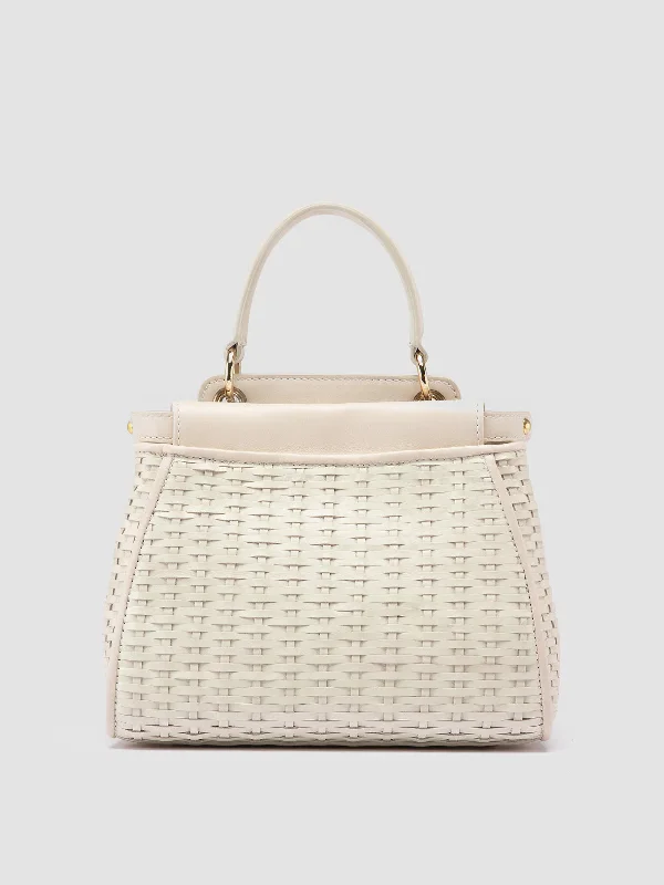 Elastic - Back Women's Loafers in Teal for Easy On - and - OffNOLITA 029 - White Woven Leather Handle Bag Elastic - Back Women's Loafers in Teal for Easy On - and - OffNOLITA 029 - White Woven Leather Handle Bag