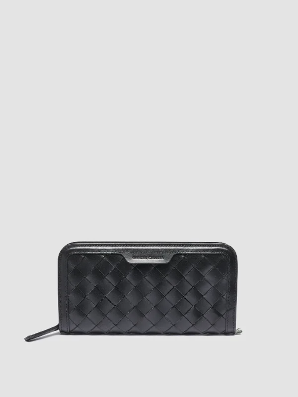 Women's Geometric - Patterned Loafers in Multicolor for a Fashion - Forward LookBERGE’ 101 - Black Woven Leather Wallet Women's Geometric - Patterned Loafers in Multicolor for a Fashion - Forward LookBERGE’ 101 - Black Woven Leather Wallet