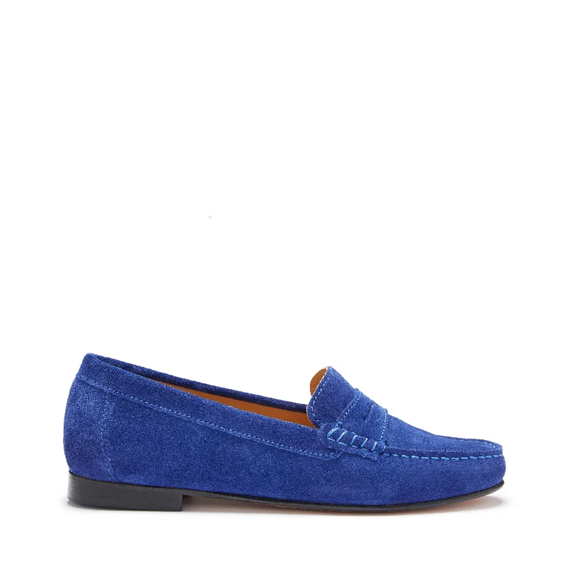 Women's Cashmere - Lined Loafers in Burgundy for Warmth in WinterWomen's Penny Loafers Leather Sole, ink blue suede Women's Cashmere - Lined Loafers in Burgundy for Warmth in WinterWomen's Penny Loafers Leather Sole, ink blue suede