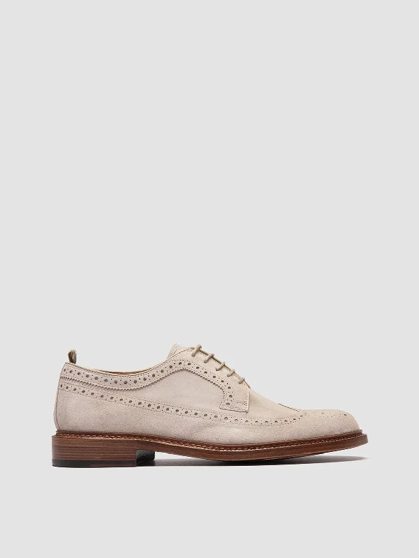 Child - Friendly Women's Loafers in Purple for Moms on the GoASTON 003 - Beige Suede Derby Shoes Child - Friendly Women's Loafers in Purple for Moms on the GoASTON 003 - Beige Suede Derby Shoes