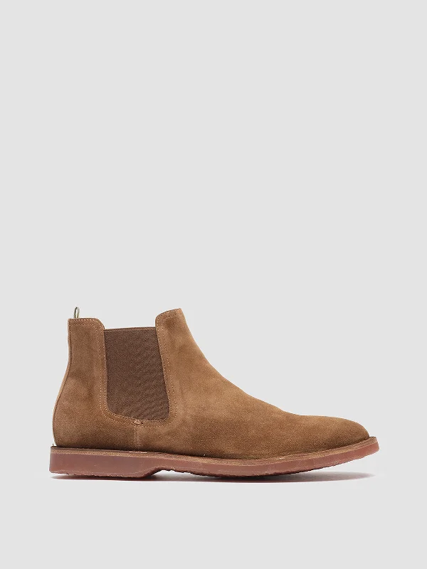 Waterproof Women's Loafers in Black for Rainy DaysKENT 005 - Brown Suede Chelsea Boots Waterproof Women's Loafers in Black for Rainy DaysKENT 005 - Brown Suede Chelsea Boots