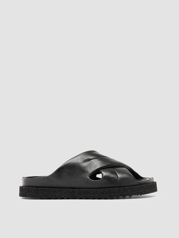 Women's Fur - Lined Loafers in Tan for a Cozy Winter OptionSANDS 103 - Black Leather Slide Sandals Women's Fur - Lined Loafers in Tan for a Cozy Winter OptionSANDS 103 - Black Leather Slide Sandals