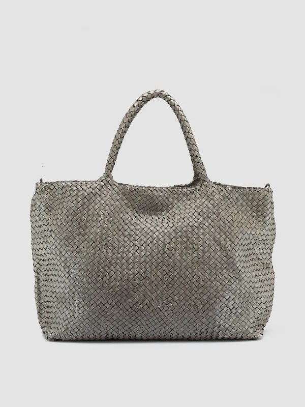 Lightweight Women's Mesh - Paneled Loafers in White for BreathabilityOC CLASS 3 - Taupe Woven Leather Shoulder Bag Lightweight Women's Mesh - Paneled Loafers in White for BreathabilityOC CLASS 3 - Taupe Woven Leather Shoulder Bag
