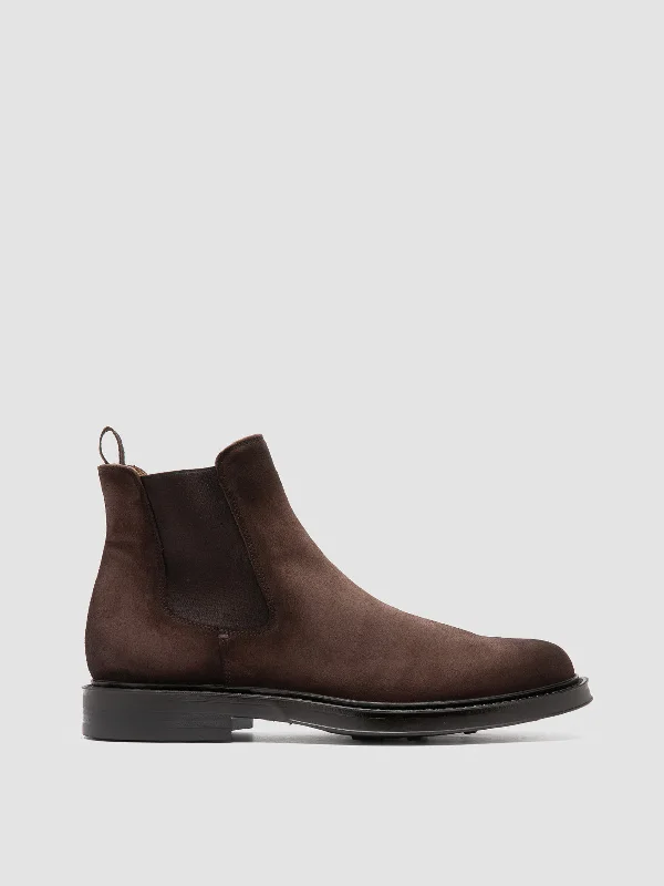 Shock - Absorbing Women's Loafers in Gray for Active LifestylesUNIFORM 005 - Brown Suede Chelsea Boots Shock - Absorbing Women's Loafers in Gray for Active LifestylesUNIFORM 005 - Brown Suede Chelsea Boots