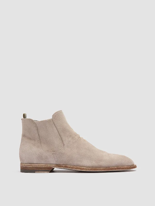 Women's Embroidered Floral Pattern Loafers in Beige for a Spring - Inspired OutfitSOUND 004 - Beige Suede Zipped Boots Women's Embroidered Floral Pattern Loafers in Beige for a Spring - Inspired OutfitSOUND 004 - Beige Suede Zipped Boots