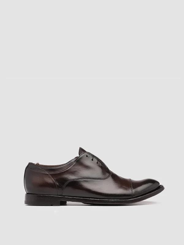 Women's Geometric - Patterned Loafers in Multicolor for a Fashion - Forward LookANATOMIA 08 - Brown Leather Oxford Shoes Women's Geometric - Patterned Loafers in Multicolor for a Fashion - Forward LookANATOMIA 08 - Brown Leather Oxford Shoes