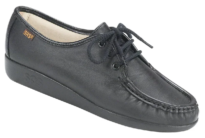 Women's Tassel - Trimmed Oxfords with a Low Heel in Olive Green for a Trendy TwistSAS Siesta