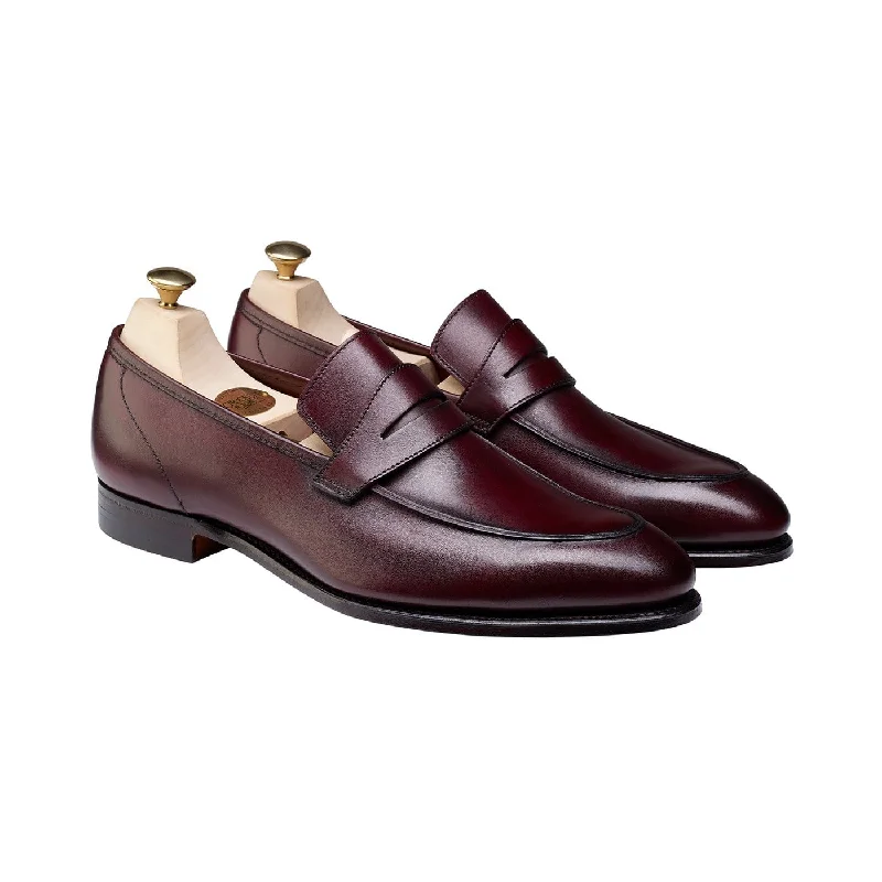 Women's Embroidered Floral Pattern Loafers in Beige for a Spring - Inspired OutfitLucy Burgundy Burnished Calf Women's Embroidered Floral Pattern Loafers in Beige for a Spring - Inspired OutfitLucy Burgundy Burnished Calf