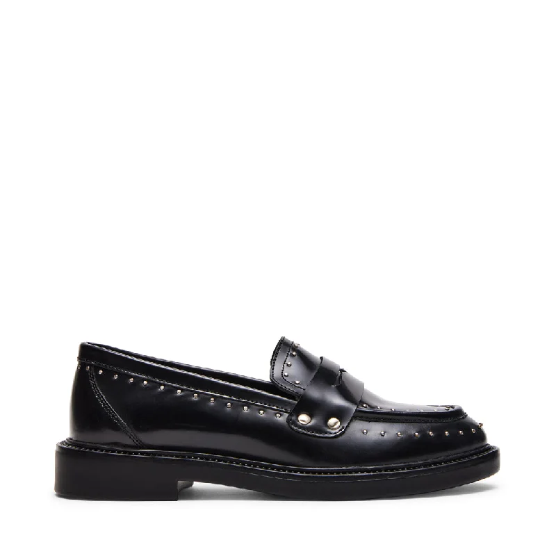 Child - Friendly Women's Loafers in Purple for Moms on the GoHarloe Flat Shoe BLACK