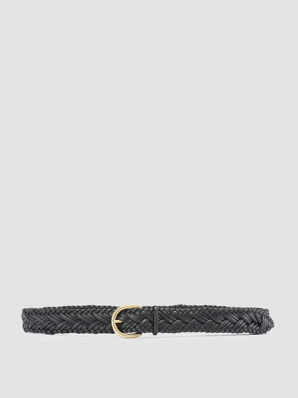 Women's Cashmere - Lined Loafers in Burgundy for Warmth in WinterOC STRIP 36 - Black Woven Leather Belt Women's Cashmere - Lined Loafers in Burgundy for Warmth in WinterOC STRIP 36 - Black Woven Leather Belt