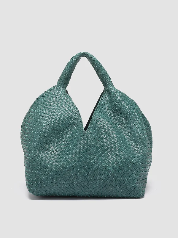Women's Glitter - Embellished Loafers in Silver for a Sparkly Party LookOC CLASS 056 Woven - Green Leather Handle Bag Women's Glitter - Embellished Loafers in Silver for a Sparkly Party LookOC CLASS 056 Woven - Green Leather Handle Bag