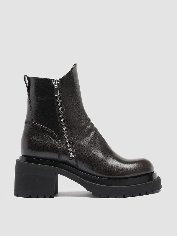 Plus Size Women's Wide - Fit Penny Loafers in Black for All - Day ComfortUNIQUE 002 - Brown Leather Ankle Boots Plus Size Women's Wide - Fit Penny Loafers in Black for All - Day ComfortUNIQUE 002 - Brown Leather Ankle Boots