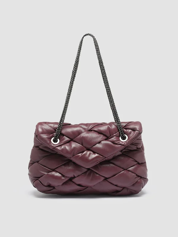 Child - Friendly Women's Loafers in Purple for Moms on the GoOC CLASS 053 Massive - Burgundy Leather Shoulder Bag Child - Friendly Women's Loafers in Purple for Moms on the GoOC CLASS 053 Massive - Burgundy Leather Shoulder Bag
