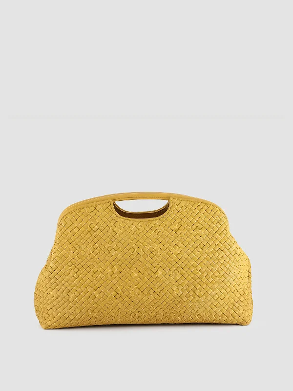 Women's Geometric - Patterned Loafers in Multicolor for a Fashion - Forward LookHELEN 09 - Yellow Leather Clutch Bag Women's Geometric - Patterned Loafers in Multicolor for a Fashion - Forward LookHELEN 09 - Yellow Leather Clutch Bag