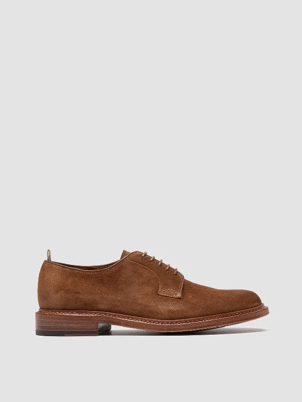 Women's Fur - Lined Loafers in Tan for a Cozy Winter OptionASTON 001 - Brown Suede Derby Shoes Women's Fur - Lined Loafers in Tan for a Cozy Winter OptionASTON 001 - Brown Suede Derby Shoes
