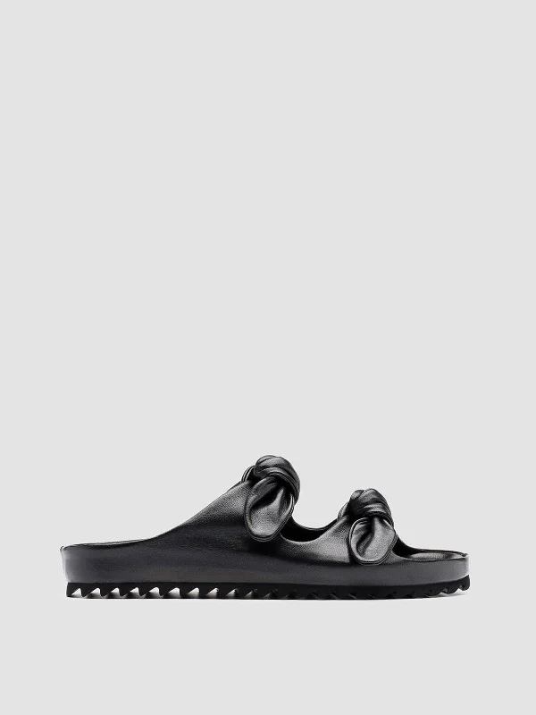 Slip - Resistant Women's Rubber - Sole Loafers in Navy for Wet ConditionsPELAGIE 010 - Black Woven Leather Sandals Slip - Resistant Women's Rubber - Sole Loafers in Navy for Wet ConditionsPELAGIE 010 - Black Woven Leather Sandals