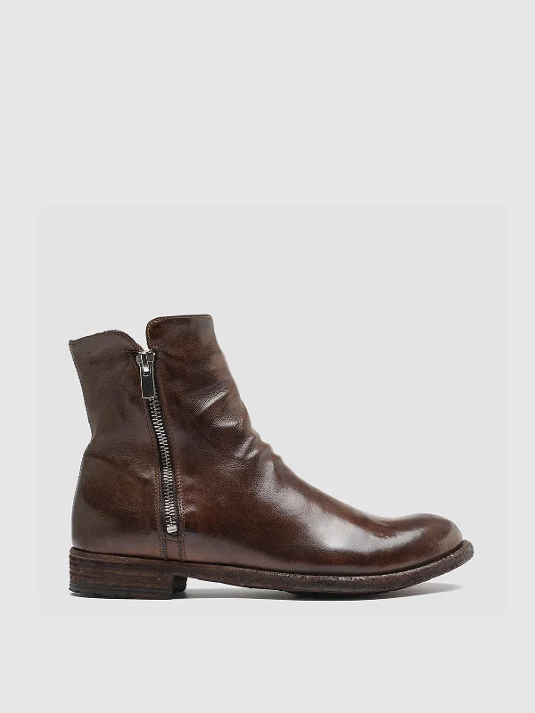 Women's Cashmere - Lined Loafers in Burgundy for Warmth in WinterLEXIKON 097 - Brown Leather Booties Women's Cashmere - Lined Loafers in Burgundy for Warmth in WinterLEXIKON 097 - Brown Leather Booties