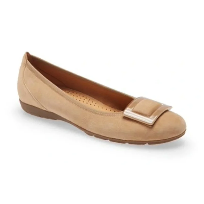 Women's Memory Foam Insole Loafers in Pink for Added ComfortGabor Women's 54.164.12 Buckle Ballet Flat - Caramel
