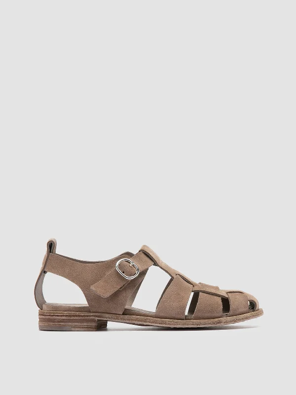 Sustainable Women's Recycled Material Loafers in Gray for Eco - Conscious ShoppersLEXIKON 536 - Taupe Suede Sandals Sustainable Women's Recycled Material Loafers in Gray for Eco - Conscious ShoppersLEXIKON 536 - Taupe Suede Sandals