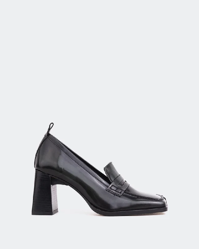 Women's Geometric - Patterned Loafers in Multicolor for a Fashion - Forward Look Swanky Green Leather