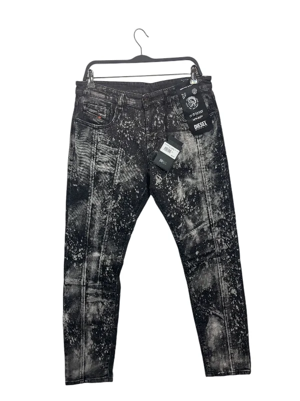 DIESEL/Pants/33/Cotton/BLK/d-strukt / paint splash