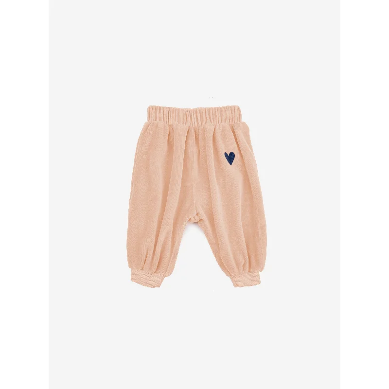 Bobo Choses Heart Velvet Jogging Pants