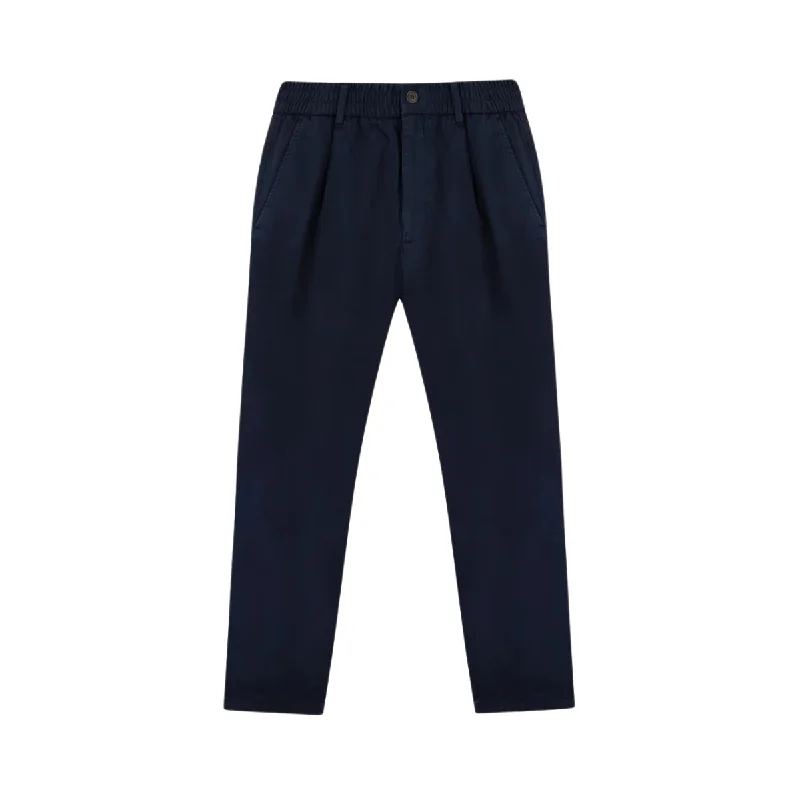 Cotton Canvas Rochefoucault Pants Canvas Deep Blue