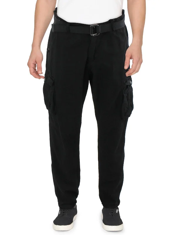 Mens Cotton Pocketed Cargo Pants