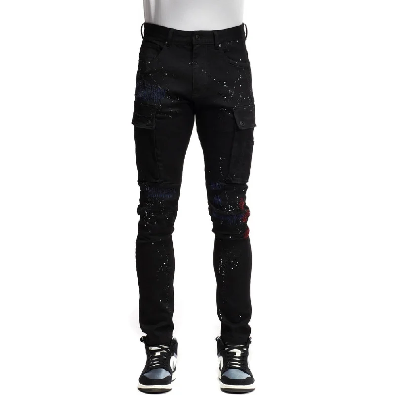 Rip & Repair Cargo Pants - Black OG