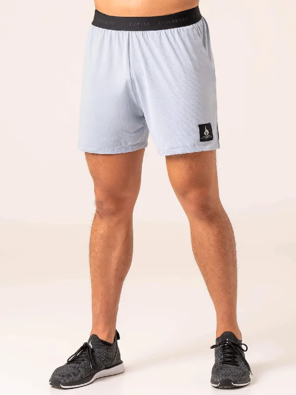 Terrain Mesh Gym Shorts - Ice Blue