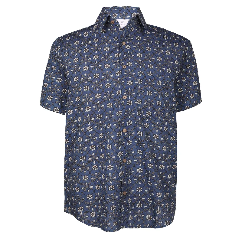 Betelgeuse Blue Men's Short Sleeve Shirt