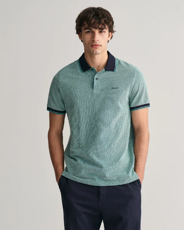 GANT Oxford Pique Short Sleeve Rugger