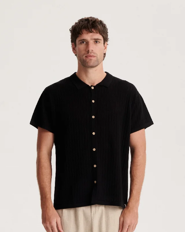 Intro Knit Shirt - Black