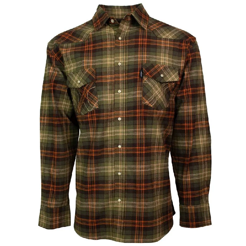 "Men's Flannels" Green/Orange