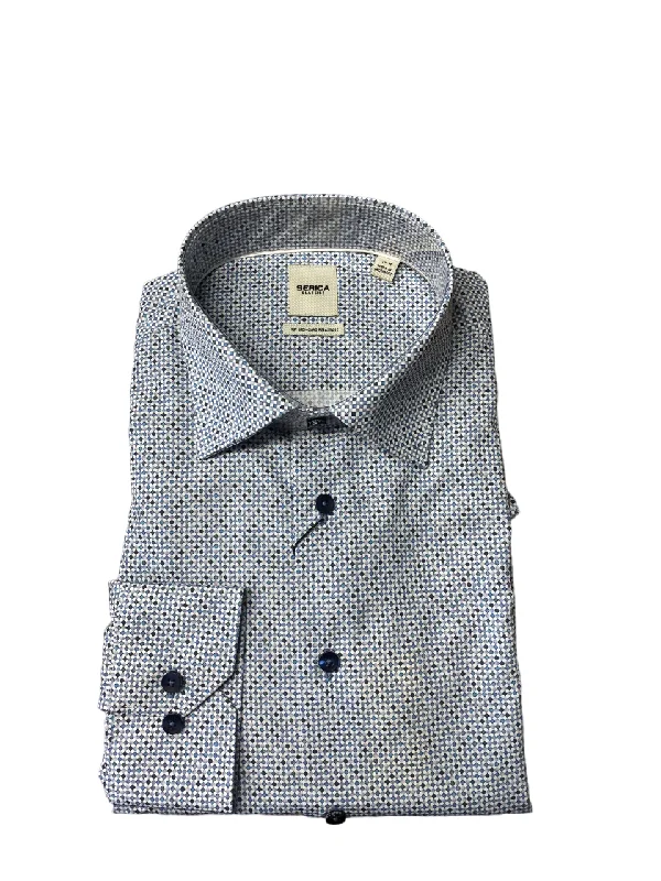 Serica Dress Shirt - C - 2462154 15 Blue